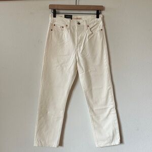 NWT Levi’s Premium Wedgie Straight Off White Jeans 26x26 100% cotton